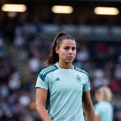 Lena Oberdorf Germany 6 , GBR, Germany vs France, Football UEFA Womens EURO 2022, 27 07 2022, Semi final GBR, Germany vs France, Football UEFA Womens EURO 2022, 27 07 2022, Semi final Milton Keynes Copyright: xEibner Memmlerx EP_MMR