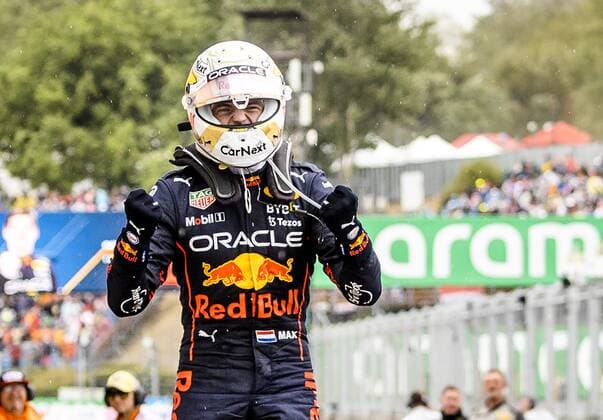 BUDAPEST Max Verstappen 1 reacts after the Hungarian Grand Prix at the Hungaroring Circuit on July 31, 2022 in Budapest, Hungary REMKO DE WAAL Match 2022 xVIxANPxSportx xxANPxIVx 452524463 originalFilename: 452524463.jpg