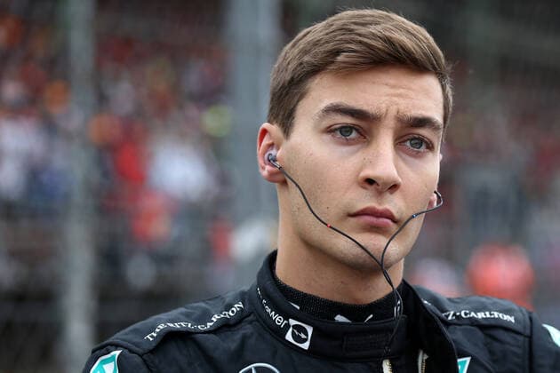 F1 Gran Prix of Hungary George Russell of Mercedes AMG Petronas F1 Team during the F1 Grand Prix of Hungary at Hungaroring on July 31, 2022 Mogyorod, Hungary. Mogyorod Hungaroring Hungary Copyright: xMarcoxCanonierox