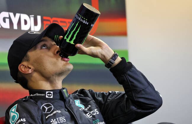 RUSSELL George (gbr), Mercedes AMG F1 Team W13, portrait, post race press conference, PK, Pressekonferenz during the Formula 1 Aramco Magyar Nagydij 2022, Hungarian Grand Prix 2022, 12th round of the 2022 FIA Formula One World Championship, WM, Weltmeisterschaft from July 28 to 31, 2022 on the Hungaroring, in Mogyorod, Hungary - F1 - HUNGARIAN GRAND PRIX 2022 - RACE DPPI Panoramic PressCon_2ED_JB_027