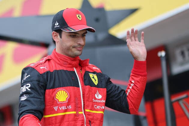 55 Carlos Sainz (ESP, Scuderia Ferrari), F1 Grand Prix of Hungary at Hungaroring on July 31, 2022 in Budapest, Hungary. (Photo by HOCH ZWEI Italy Photo Press) (Verwendung nur in Deutschland - GERMANY ONLY) *** 55 Carlos Sainz ESP, Scuderia Ferrari , F1 Grand Prix of Hungary at Hungaroring on July 31, 2022 in Budapest, Hungary Photo by HOCH ZWEI Italy Photo Press Use in Germany GERMANY ONLY 