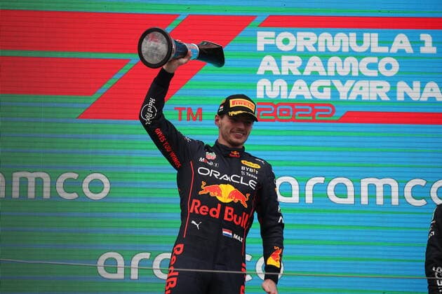 01 Max Verstappen Red Bull Racing Honda during the Hungarian GP, 28-31 July 2022 at Hungaroring, Formula 1 World Championship, WM, Weltmeisterschaft 2022.  Copyright: xFedericoxBasilex xIPAx xipa-agenx xFedericoxBasilex 0