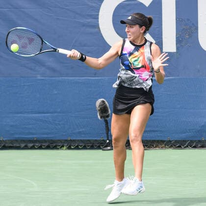August 1, 2022, Washington, District of Columbia, USA: JESSICA PEGULA hits a forehand during her match against Hailey Baptiste at the Rock Creek Tennis Center. Tennis 2022: Citi Open  - ZUMA 20220801_mda_g196_193 Copyright: xKylexGustafsonx