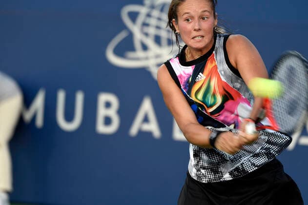 August 1, 2022, San Jose, California, USA: San Jose, California, U.S. - Daria Kasatkina of Russia paired off with 2022 Wimbledon champ Elena Rybakina of Kazakstan on Monday in a round seven match at the Mubadala Silicon Valley Classic in San Jose San Jose USA - ZUMAw332 20220801_zap_w332_050 Copyright: xNealxWatersx