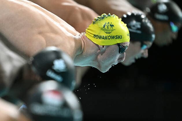 COM22 SWIMMING HEATS, Thomas Nowakowski of Australia competes in the Men s 50m Freestyle Heat during Day 5 of the XXII Commonwealth Games at the Sandwell Aquatics Centre in Birmingham, England, Tuesday, August 2, 2022. ( NO ARCHIVING, EDITORIAL USE ONLY, NO USE IN BOOKS WITHOUT CONSENT BIRMINGHAM UNITED KINGDOM  Copyright: xDAVExHUNTx 20220802001685875646
