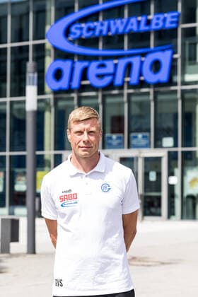 Liqui Moly Handball Bundesliga Press Conference and Team Presentation VfL Gummersbach 02 08 2022 Gudjon Valur Sigurdsson Coach VfL Gummersbach Liqui Moly Handball Bundesliga Press Conference and Team Presentation VfL Gummersbach Gummersbach, Schwalbe arena 02 08 2022 Copyright: xBEAUTIFULxSPORTS Wunderlx