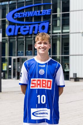 Liqui Moly Handball Bundesliga press conference and team presentation VfL Gummersbach 02 08 2022 Finn Schroven VfL Gummersbach, 10 Liqui Moly Handball Bundesliga press conference and team presentation VfL Gummersbach Gummersbach, Schwalbe arena 02 08 2022 Copyright: xBEAUTIFULxSPORTS Wunderlx