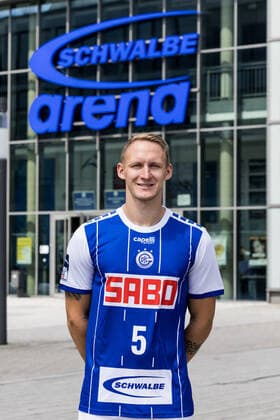 Liqui Moly Handball Bundesliga press conference and team presentation VfL Gummersbach 02 08 2022 Tilen Kodrin VfL Gummersbach, 5 Liqui Moly Handball Bundesliga press conference and team presentation VfL Gummersbach Gummersbach, Schwalbe arena 02 08 2022 Copyright: xBEAUTIFULxSPORTS Wunderlx
