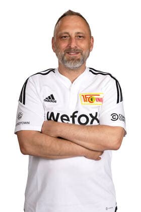 Masseur Thomas Riedel 1 FC Union Berlin FCU Sport Fußball Bundesliga Herren DFL Porträttermin Saison 2022 2023 02 08 2022 squad, portrait, presentation, presentation, press appointment, GER