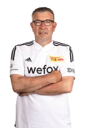 Coach Urs Fischer 1 FC Union Berlin FCU Sport Football Soccer Bundesliga Men DFL Porträttermin Saison 2022 2023 02 08 2022 squad, portrait, introduction, presentation, press appointment, GER