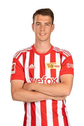 Janik Haberer 1 FC Union Berlin FCU Sport Football Soccer Bundesliga Men DFL Porträttermin Saison 2022 2023 02 08 2022 squad, portrait, introduction, presentation, press appointment, GER
