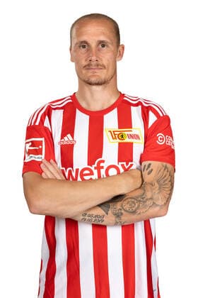 Sven Michel 1 FC Union Berlin FCU Sport Football Soccer Bundesliga Men DFL Porträttermin Saison 2022 2023 02 08 2022 squad, portrait, introduction, presentation, press appointment, GER