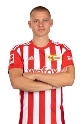 Julian Ryerson 1 FC Union Berlin FCU Sport Football Soccer Bundesliga Men DFL Porträttermin Saison 2022 2023 02 08 2022 squad, portrait, introduction, presentation, press appointment, GER