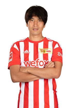Genki Haraguchi 1 FC Union Berlin FCU sport football soccer Bundesliga men DFL portrait appointment season 2022 2023 02 08 2022 squad, portrait, presentation, presentation, press appointment, GER