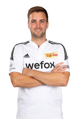 Doctor Marvin Minkus 1 FC Union Berlin FCU Sport Football Soccer Bundesliga Men DFL Porträttermin Saison 2022 2023 02 08 2022 squad, portrait, introduction, presentation, press appointment, GER