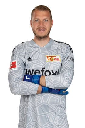Goalkeeper Jakob Busk 1 FC Union Berlin FCU Sport Fußball Bundesliga Herren DFL Porträttermin Saison 2022 2023 02 08 2022 squad, portrait, presentation, presentation, press appointment, GER