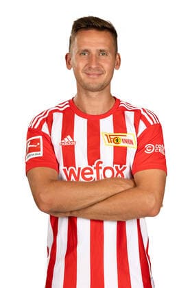 Paul Seguin 1 FC Union Berlin FCU Sport Football Soccer Bundesliga Men DFL Porträttermin Saison 2022 2023 02 08 2022 squad, portrait, introduction, presentation, press appointment, GER