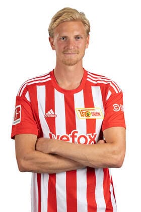 Morten Thorsby 1 FC Union Berlin FCU Sport Football Soccer Bundesliga Men DFL portrait appointment season 2022 2023 02 08 2022 squad, portrait, presentation, presentation, press appointment, GER