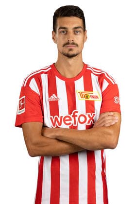Diego Leite 1 FC Union Berlin FCU Sport Football Soccer Bundesliga Men DFL Porträttermin Saison 2022 2023 02 08 2022 squad, portrait, introduction, presentation, press appointment, GER