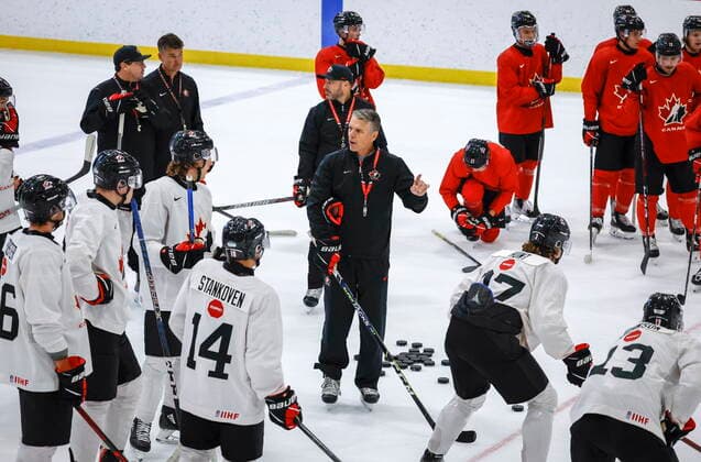 Ice Hockey, Canada Junior National Team Training