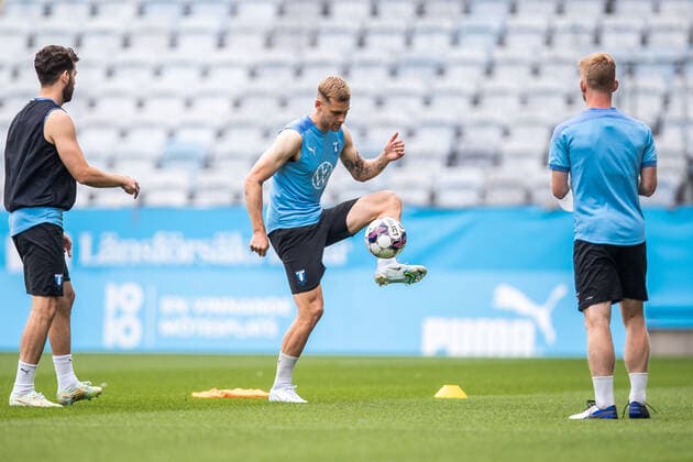 220803 Felix Beijmo during a training session with Malmö FF on August 3, 2022 in Malmö Photo Mathilda Ahlberg BILDBYRAN COP 240 MA0284 football football soccer fotball uefa europa league training practice training malmö ff bbeng,  Copyright: MATHILDAxAHLBERG BB220803BB033