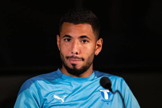 220803 Sergio Pena during a Press conference with Malmö FF on August 3, 2022 in Malmö Photo Mathilda Ahlberg BILDBYRAN COP 240 MA0284 football football soccer fotball uefa europa league training practice training malmö ff bbeng,  Copyright: MATHILDAxAHLBERG BB220803BB166