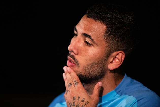 220803 Sergio Pena during a Press conference with Malmö FF on August 3, 2022 in Malmö Photo Mathilda Ahlberg BILDBYRAN COP 240 MA0284 football football soccer fotball uefa europa league training practice training malmö ff bbeng,  Copyright: MATHILDAxAHLBERG BB220803BB168
