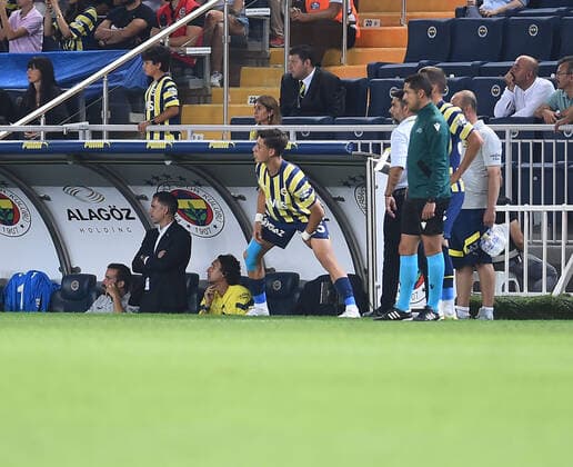 Arda Guler of Fenerbahce SK during the UEFA Europa League Third Qualifying Round first Leg match between Fenerbahce SK and FC Slovacko at Ulker Stadium in Istanbul Turkey on August 04 , 2022. ( Photo by Seskimphoto ) 