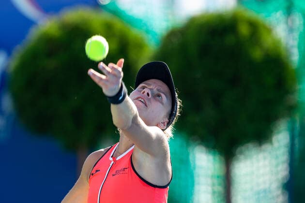 Polish Open - ITF Women s World Tennis Tour Magda Linette (POL) during the ITF Women s World Tennis Tour in Kozerki, Poland, on August 4, 2022. Kozerki Poland  Copyright: xFotoxOlimpikx originalFilename:jastrzebowski-polishop220804_np7bL.jpg