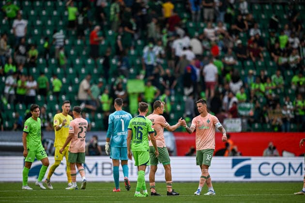 GER, VfL Wolfsburg vs SV Werder Bremen 06 08 2022, Volkswagen Arena , Wolfsburg , GER, VfL Wolfsburg vs SV Werder Bremen in picture shows nordphotoxGmbHx xKröger nordphoto00008
