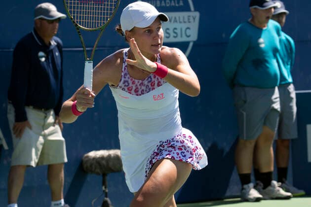 August 6, 2022, San Jose, California, USA: San Jose, California, U.S. - Veronika Kudermetova lost her semi-final match to Shelby Rogers Saturday at the Mubadala Silicon Valley Classic Saturday in San Jose. Kudermetova lost 6:4 6:4. San Jose USA - ZUMAw332 20220806_zap_w332_023 Copyright: xNealxWatersx