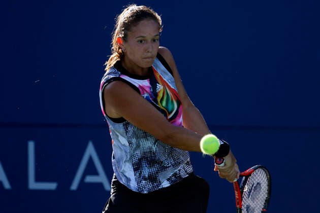 August 6, 2022, San Jose, California, USA: San Jose, California, U.S. - Daria Kasatkina advanced to her second straight final at the Mubadala Silicon Valley Classic Saturday defeating Paula Badosa. Kasatkina won 6:2 6:4 San Jose USA - ZUMAw332 20220806_zap_w332_034 Copyright: xNealxWatersx