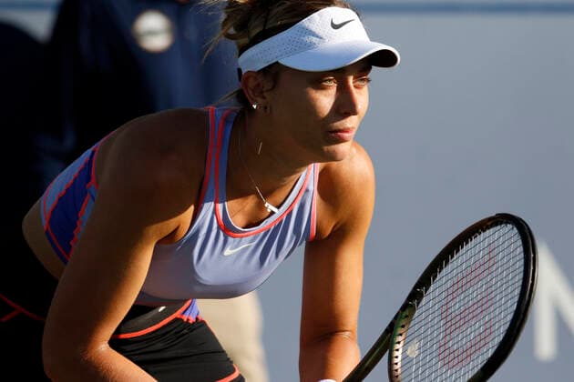 August 6, 2022, San Jose, California, USA: San Jose, California, U.S. - Paula Badosa lost her semi-final match to Daria Kasatkina Saturday at the Mubadala Silicon Valley Classic in San Jose. Badosa lost 6:2 6:4. San Jose USA - ZUMAw332 20220806_zap_w332_043 Copyright: xNealxWatersx