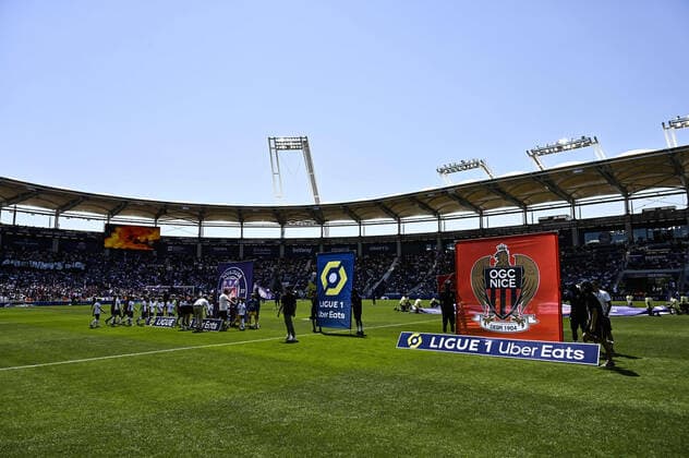 Ligue1 Ubereats FOOTBALL : Toulouse vs Nice - 1ere Journee du Championnat de Ligue1 UBEREATS - Toulouse - 07 08 2022 ThierryBreton Panoramic 