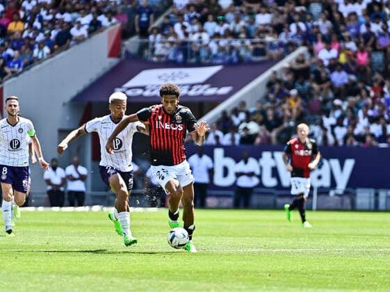 Jean Clair Todibo (ogc) FOOTBALL : Toulouse vs Nice - 1ere Journee du Championnat de Ligue1 UBEREATS - Toulouse - 07 08 2022 ThierryBreton Panoramic 