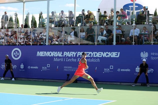 KOZERKI 07.08.2022 POLISH OPEN - MEMORIAL PARY PREZYDENCKIEJ --- ITF WORLD TENNIS TOUR MAGDA LINETTE FOT. PIOTR KUCZA FOTOPYK NEWSPIX.PL --- Newspix.pl POLAND OUT!  220807PYK0121