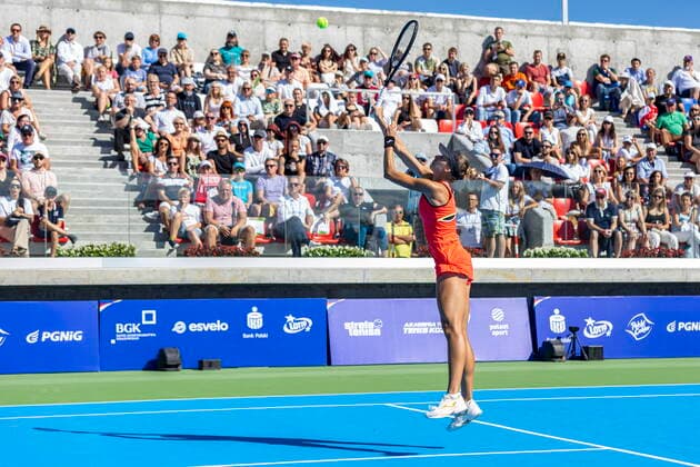 KOZERKI 07.08.2022 POLISH OPEN - MEMORIAL PARY PREZYDENCKIEJ --- ITF WORLD TENNIS TOUR MAGDA LINETTE FOT. PIOTR KUCZA FOTOPYK NEWSPIX.PL --- Newspix.pl POLAND OUT!  220807PYK0127