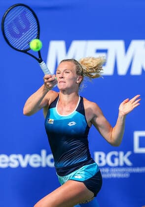 Polish Open Katerina Siniakova (CZE) during the ITF Women s World Tennis Tour in Kozerki, Poland, on August 7, 2022. Kozerki Poland  Copyright: xFotoxOlimpikx originalFilename:jastrzebowski-polishop220807_npyze.jpg