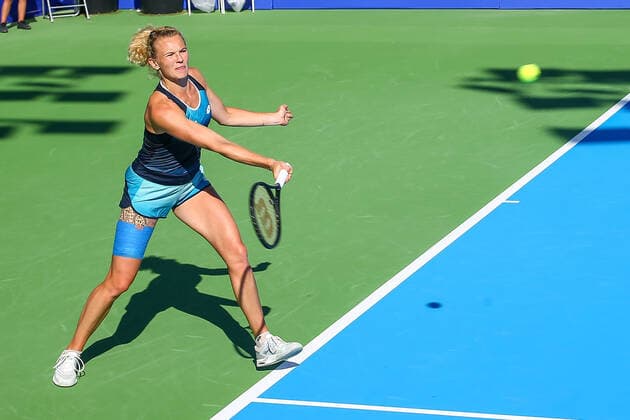 Polish Open Katerina Siniakova (CZE) during the ITF Women s World Tennis Tour in Kozerki, Poland, on August 7, 2022. Kozerki Poland  Copyright: xFotoxOlimpikx originalFilename:jastrzebowski-polishop220807_npgJl.jpg