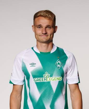 official portrait appointment SV Werder Bremen 2022 2023 Amos Pieper Werder Bremen 05 20 06 2022, wohninvest Weserstadion, Bremen, official portrait appointment SV Werder Bremen 2022 2023 in picture shows xWerderxBremenxviaxnordphotoxGmbH nph00001