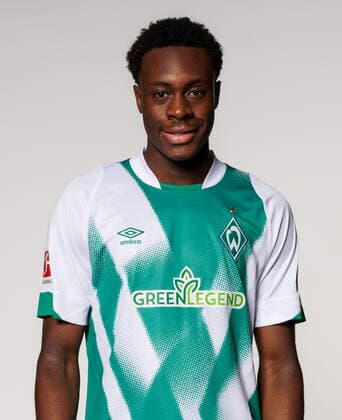 official portrait appointment SV Werder Bremen 2022 2023 Dikeni Salifou Werder Bremen 19 20 06 2022, wohninvest Weserstadion, Bremen, official portrait appointment SV Werder Bremen 2022 2023 in picture shows xWerderxBremenxviaxnordphotoxGmbH nph00001
