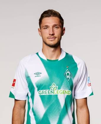 official portrait appointment SV Werder Bremen 2022 2023 Niklas Stark Werder Bremen 04 28 06 2022, wohninvest Weserstadion, Bremen, official portrait appointment SV Werder Bremen 2022 2023 in picture shows xWerderxBremenxviaxnordphotoxGmbH nph00001