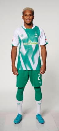 official portrait appointment SV Werder Bremen 2022 2023 Felix Agu Werder Bremen 27 20 06 2022, wohninvest Weserstadion, Bremen, official portrait appointment SV Werder Bremen 2022 2023 in picture shows xWerderxBremenxviaxnordphotoxGmbH nph00001