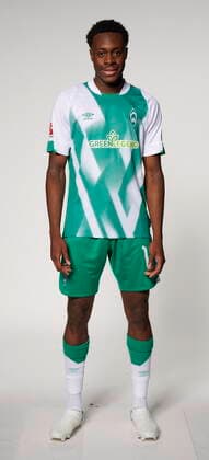 official portrait appointment SV Werder Bremen 2022 2023 Dikeni Salifou Werder Bremen 19 20 06 2022, wohninvest Weserstadion, Bremen, official portrait appointment SV Werder Bremen 2022 2023 in picture shows xWerderxBremenxviaxnordphotoxGmbH nph00001