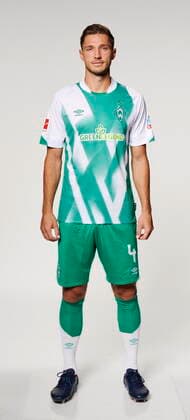 official portrait appointment SV Werder Bremen 2022 2023 Niklas Stark Werder Bremen 04 28 06 2022, wohninvest Weserstadion, Bremen, official portrait appointment SV Werder Bremen 2022 2023 in picture shows xWerderxBremenxviaxnordphotoxGmbH nph00001