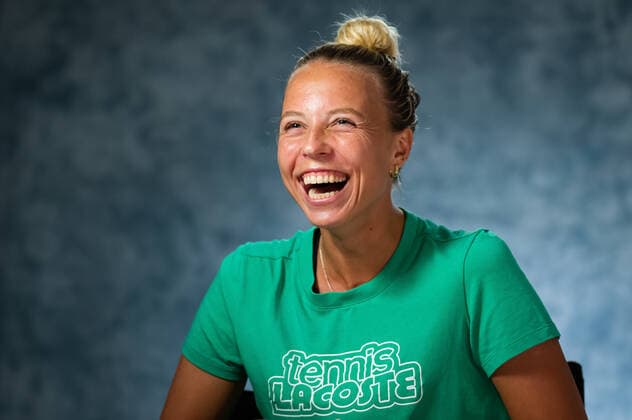 August 7, 2022, TORONTO, CANADA: Anett Kontaveit of Estonia during a video shoot at the 2022 National Bank Open WTA, Tennis Damen 1000 tennis tournament TORONTO CANADA - ZUMAa181 20220807_zaa_a181_078 Copyright: xRobxPrangex