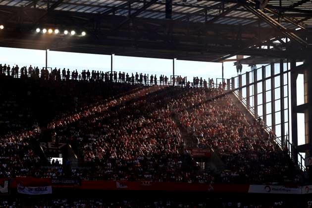 RHEINENERGIE STADIUM with FANS Team 1 FC Koeln DFL Bundesliga Start Season 2022 2023 Match 1 FC Koeln FC Schalke 04 on 07 08 2022 in Koeln DFL REGULATIONS PROHIBIT ANY USE OF PHOTOGRAPHS as IMAGE SEQUENCES and or QUASI VIDEO Copyright: xLacixPerenyix