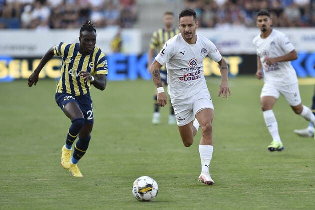 +++CAPTION CORRECTION+++Slovacko ties with Fenerbahce 1-1 in European League in Uherske Hradiste, Czech Republic, August 11, 2022. (CTKxPhoto DaliborxGluck CTKPhotoP2022081106636 