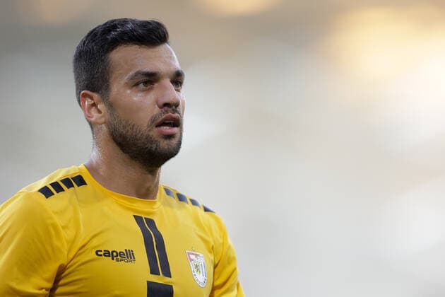 Dejvid Sinani Dudelange 21 Portrait 11 08 2022 Football Europa League Qualification, 3rd Round, Second Leg, Season 2022 2023 11 08 2022 F91 Dudelange LUX Malmö FF SWE Dudelange Malmo Stade de Luxembourg, Luxembourg