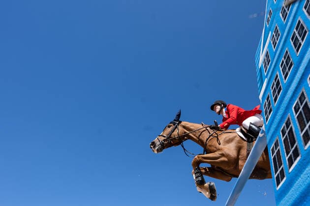 220811 McLain Ward of USA with horse Contagious competes during the Team and Individual Jumping on day 8 of the FEI European Championship on August 11, 2022 in Herning Photo Emma Wallskog BILDBYRAN COP 320 EW0075 ridsport equestrian fei european championship day 8 jumping bbeng,  Copyright: EMMAxWALLSKOG BB220811BB157